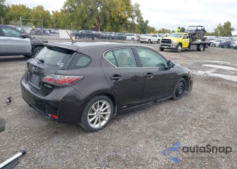 2013 Lexus Ct 200H из США, поврежденный, VIN JTHKD5BH0D2170798